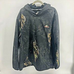Mossy Oak Performance Camo Sweatshirt Hood SZ 3XL